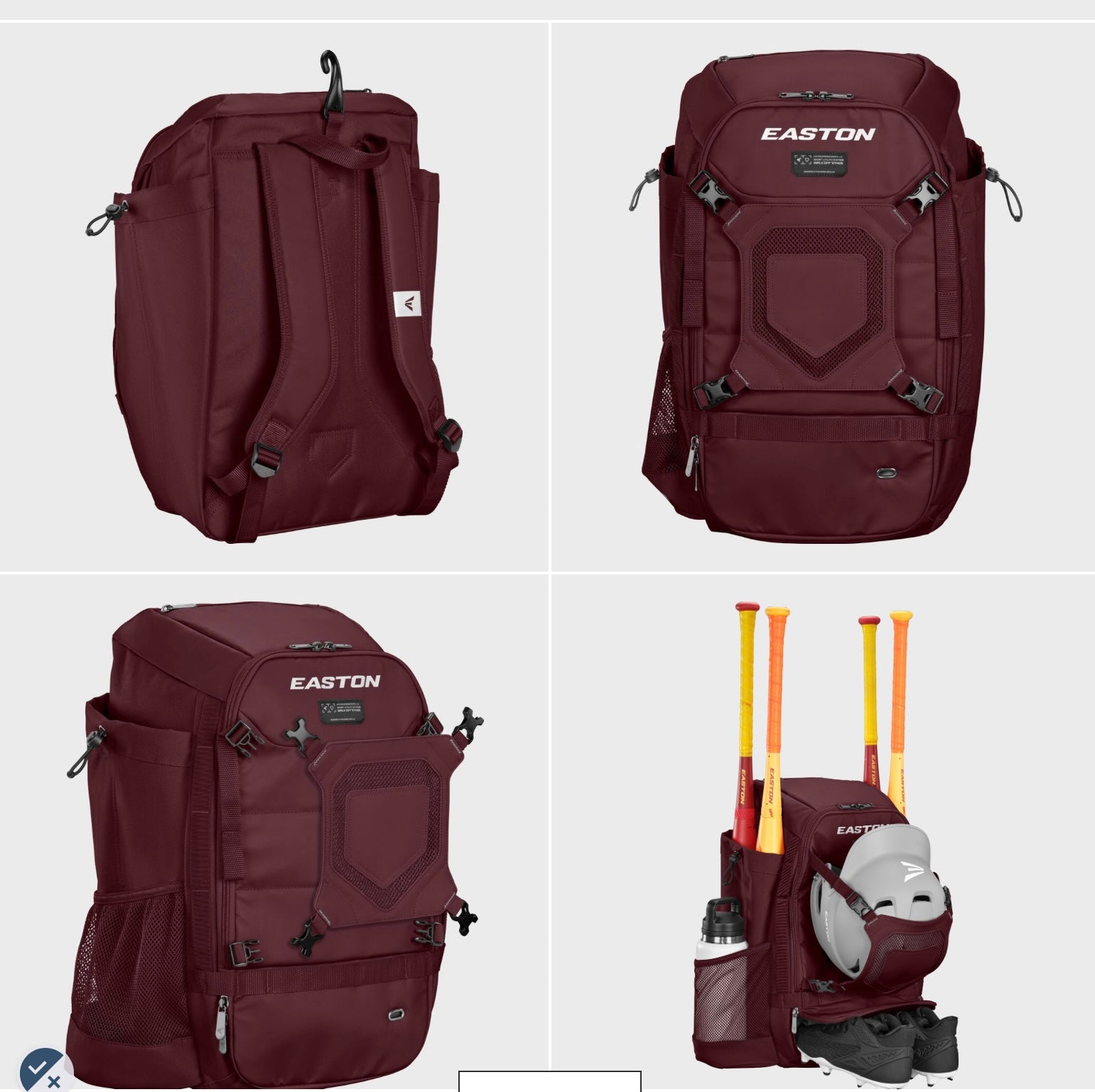 Easton Walk-Off Ethos BackPack Free Custom Embroidered Name/Team Logo - AtlanticCoastSports