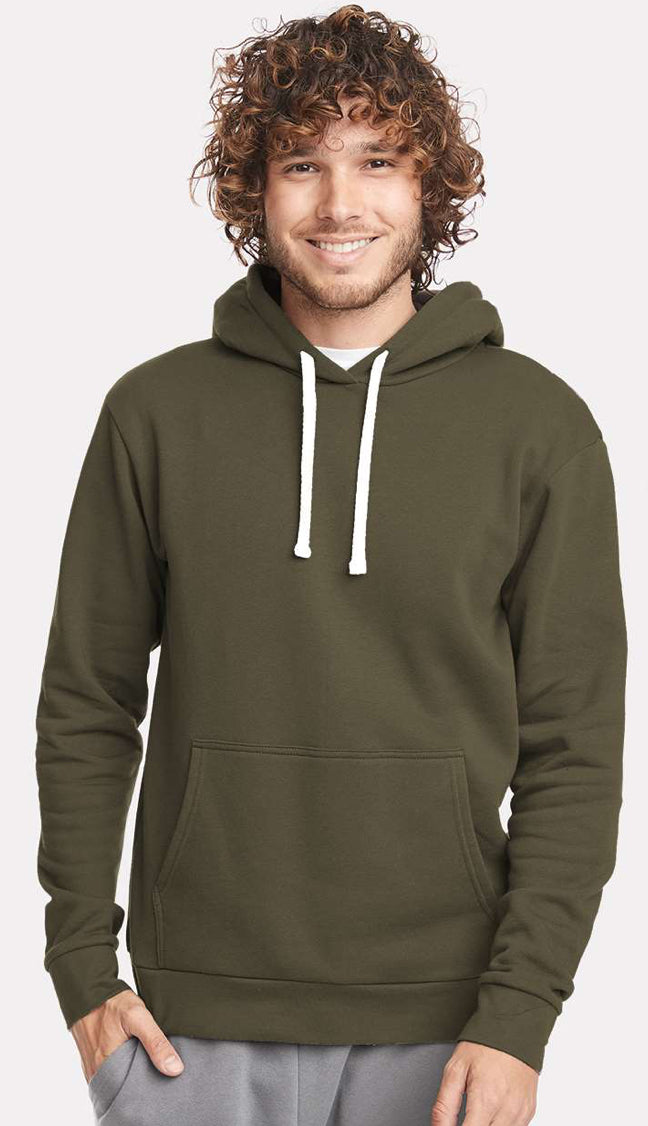 Next Level Unisex Santa Barbara Hoodie Sweatshirt printed with Your Logos