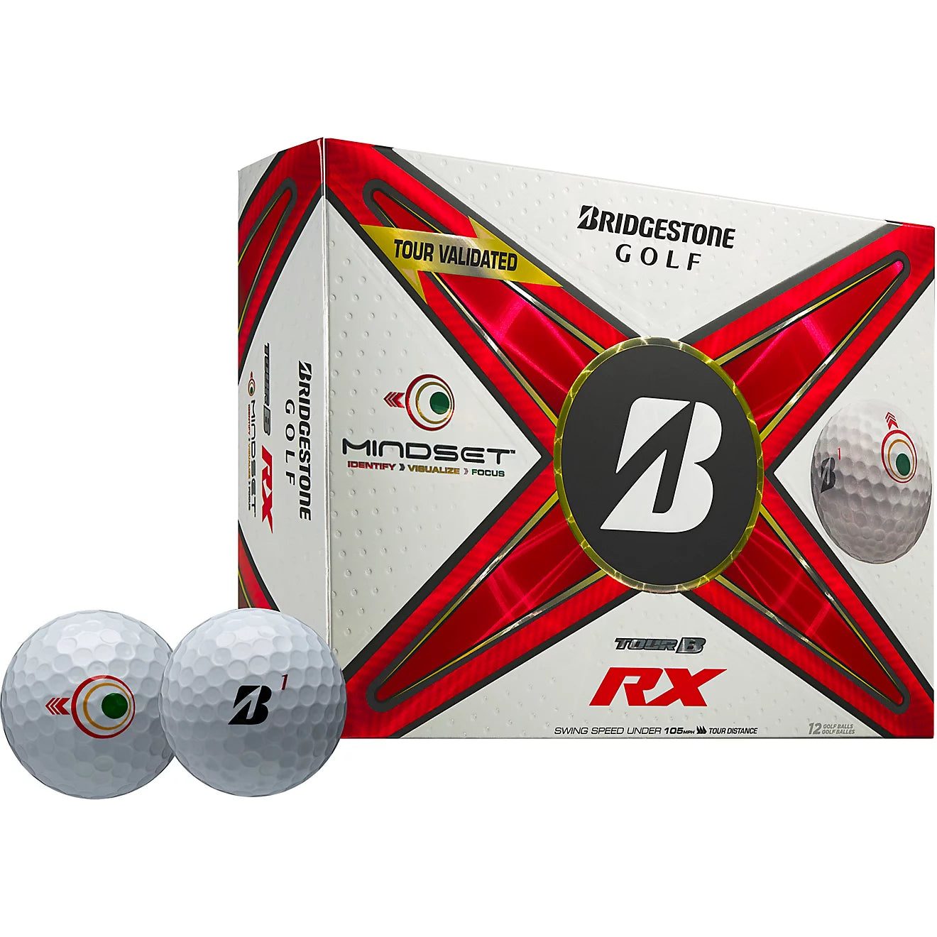 BRIDGESTONE TOUR B RX MindSet GOLF BALLS - AtlanticCoastSports
