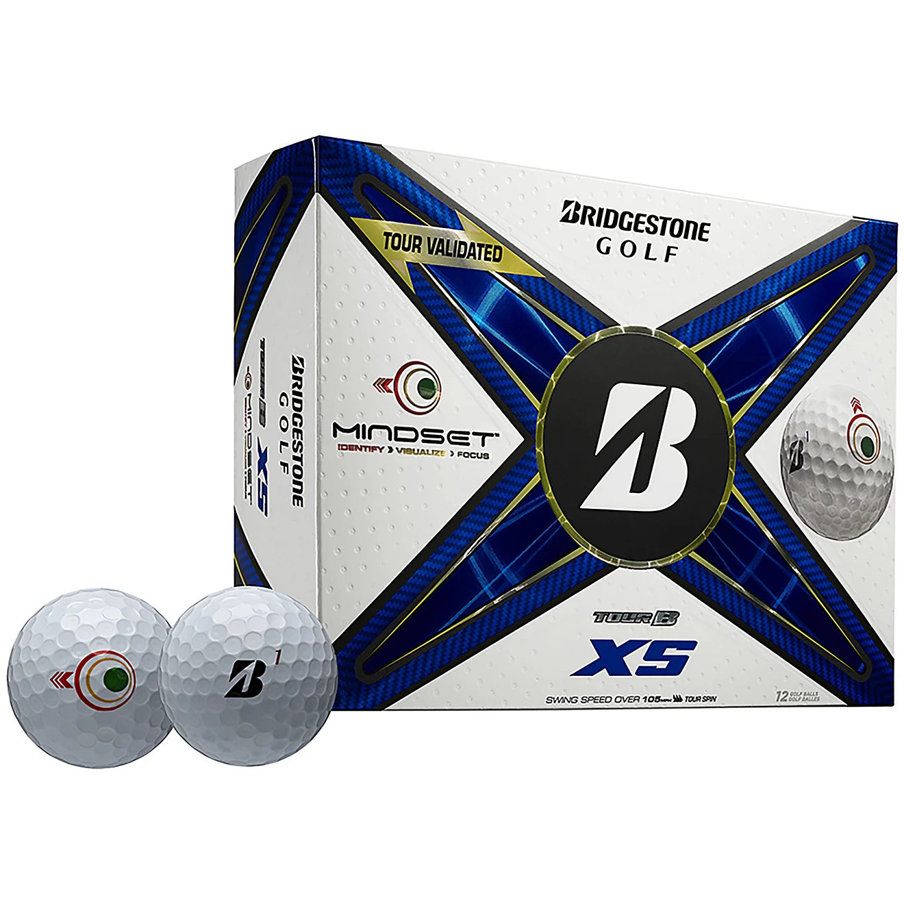 BRIDGESTONE TOUR B XS MindSet GOLF BALLS - AtlanticCoastSports