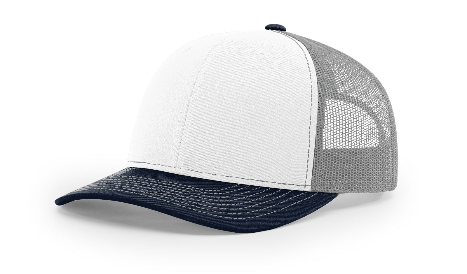 Richardson 112 Snapback Trucker Caps with Custom Leather Patches your Logo