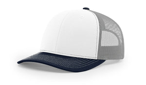 Richardson 112 Snapback Trucker Caps with Custom Leather Patches your Logo