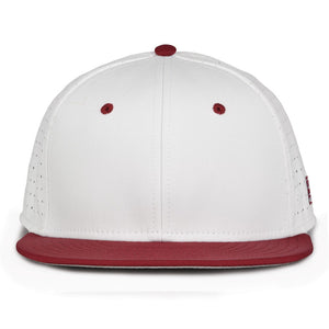 The Game GB999 Low Profile Perforated GameChanger White Front Combo Colors Embroidered With Your Logo - AtlanticCoastSports