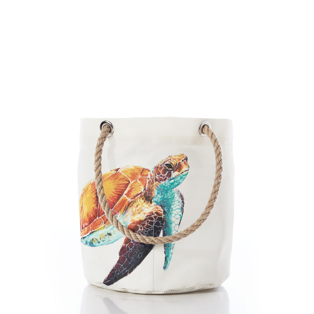 Sea Bags Multicolor Sea Turtle Beachcomber Bucket