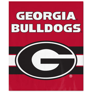 WinCraft Georgia Bulldogs Ultra Soft Fleece Blanket (Copy) - AtlanticCoastSports
