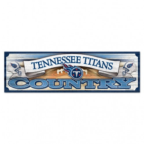 TENNESSEE TITANS WOOD SIGN 9" X 30" - AtlanticCoastSports