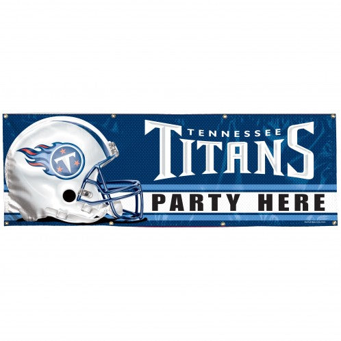 TENNESSEE TITANS VINYL BANNER 2' X 6' - AtlanticCoastSports