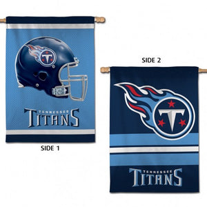 TENNESSEE TITANS VERTICAL FLAG 2 SIDED 28" X 40" - AtlanticCoastSports