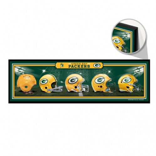 GREEN BAY PACKERS WOOD SIGN 9" X 30" - AtlanticCoastSports