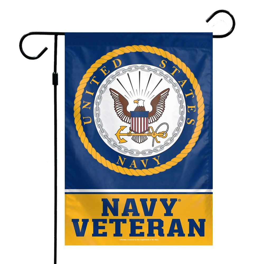 U.S Navy Veteran Garden Flag - AtlanticCoastSports
