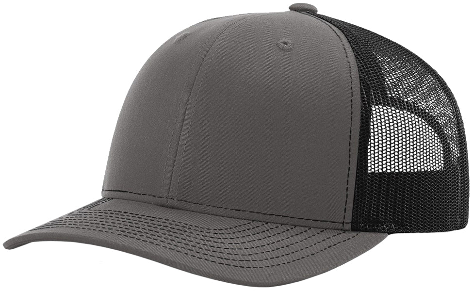 Richardson 112 Twill Mesh Snapback Trucker Caps (EMBROIDERY AVAILABLE) - AtlanticCoastSports