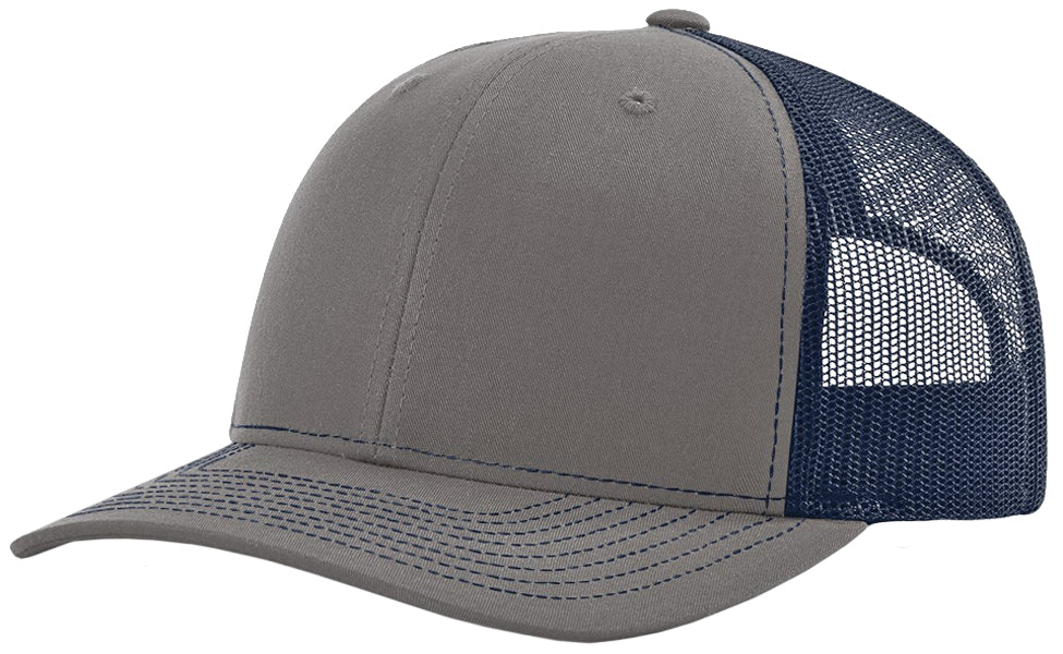 Richardson 112 Twill Mesh Snapback Trucker Caps (EMBROIDERY AVAILABLE) - AtlanticCoastSports