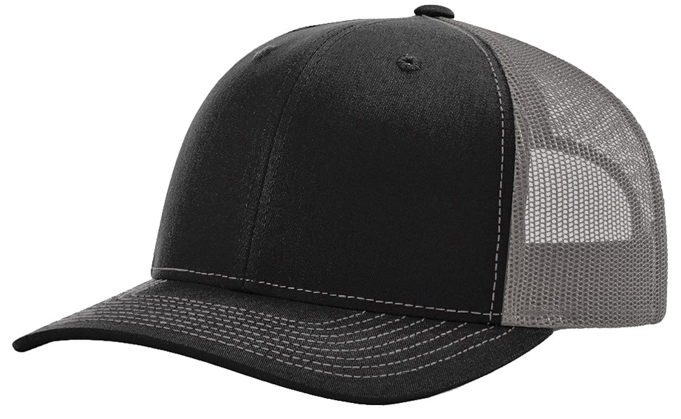 Richardson 112 Twill Mesh Snapback Trucker Caps (EMBROIDERY AVAILABLE) - AtlanticCoastSports