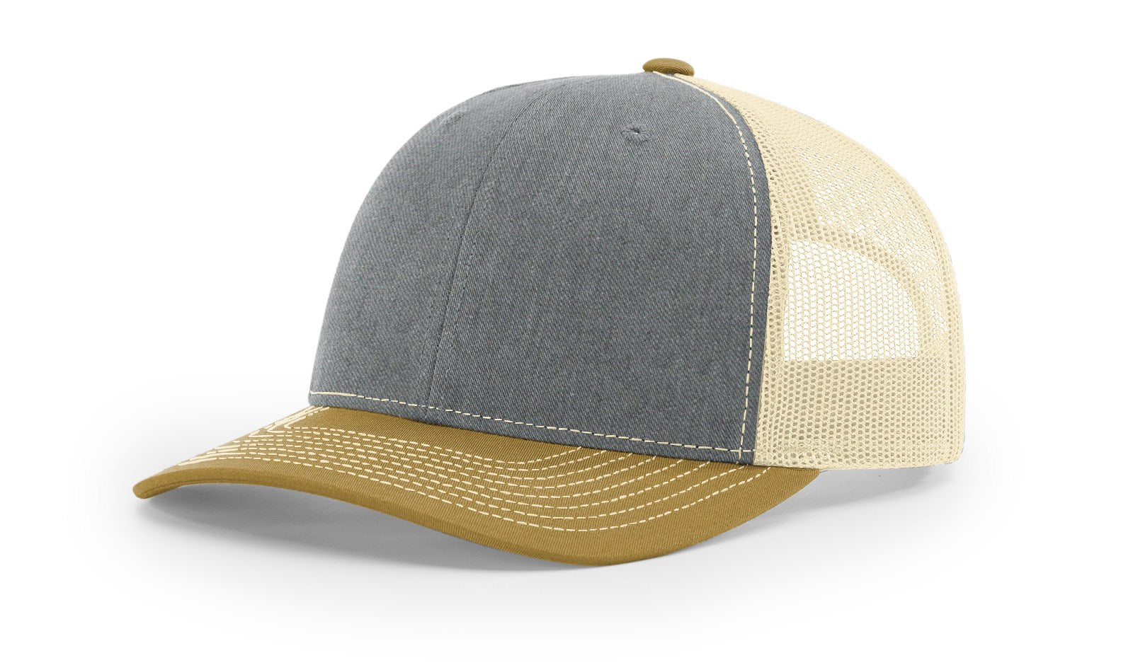 Richardson 112 Twill Mesh Snapback Trucker Caps