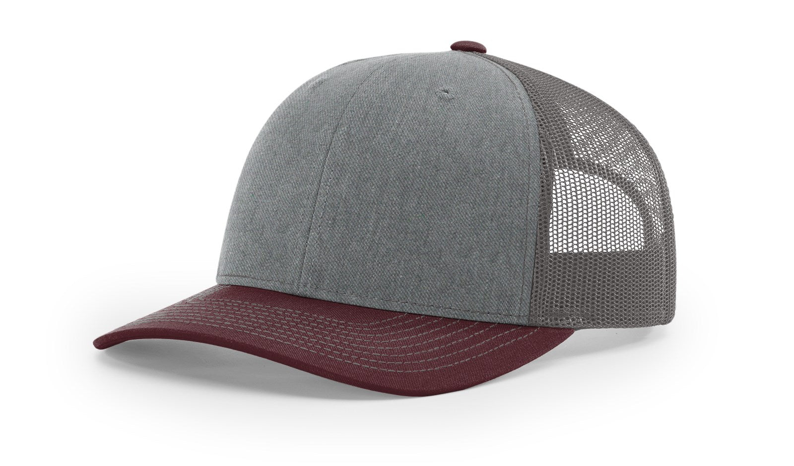 Richardson 112 Twill Mesh Snapback Trucker Caps