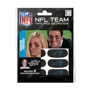 Carolina Panthers Eye Black Strips - AtlanticCoastSports