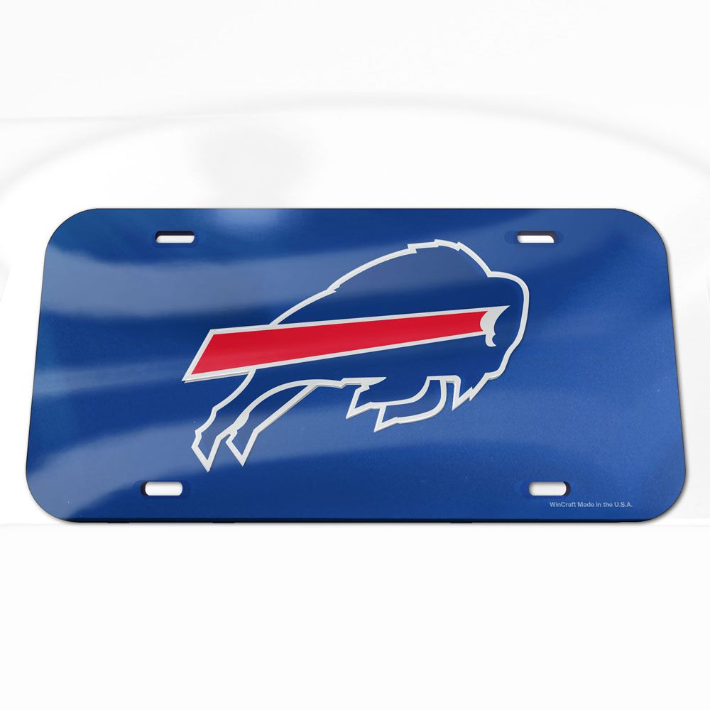 Buffalo Bills Logo Acrylic Classic License Plates - AtlanticCoastSports