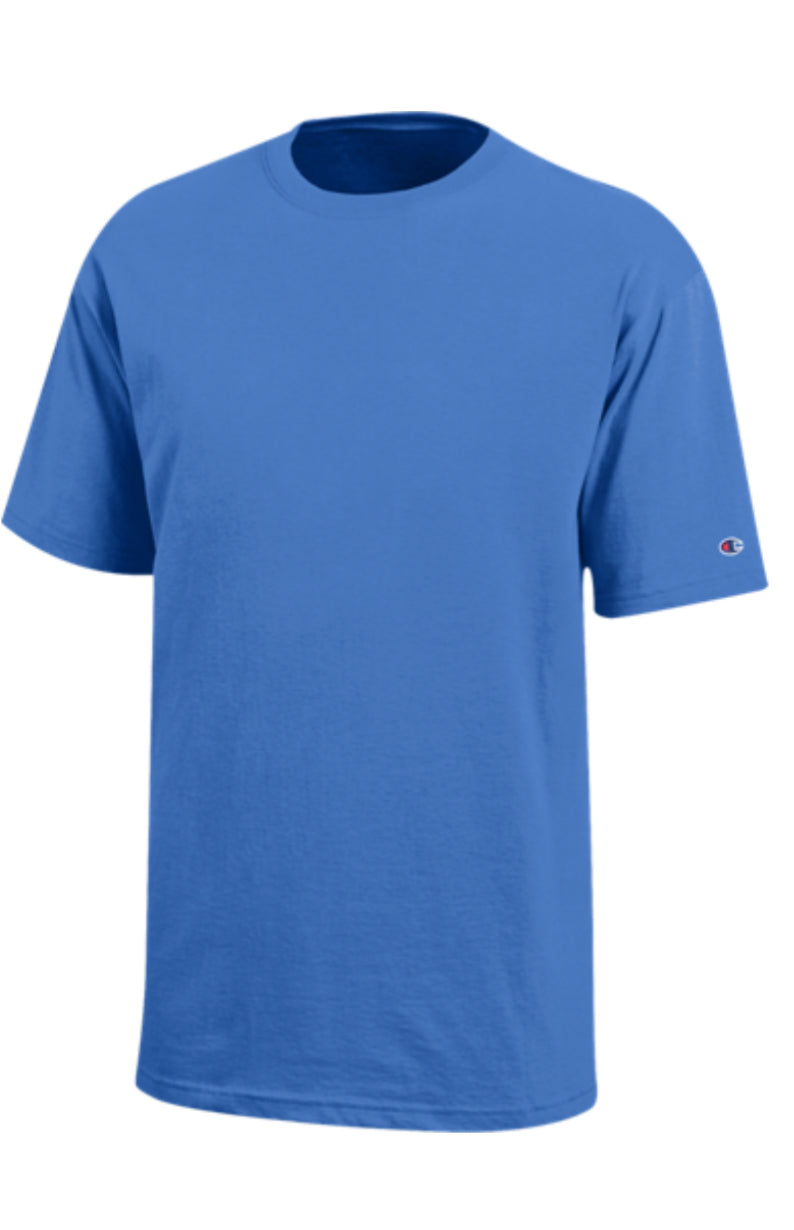 Champion Cotton Short Sleeve Tee Printed Full Color with your Team or Business Logo - AtlanticCoastSports