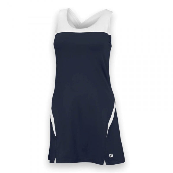 Wilson Women's Team Tennis Dress (Navy/White) - AtlanticCoastSports