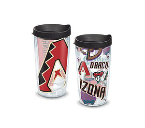 Tervis MLB® Arizona Diamondbacks™ All Over and Colossal Wrap With Travel Lid 2-Pack Gift Set - Boxed - AtlanticCoastSports