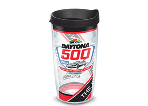 NASCAR® - DAYTONA 500 PATTERN Wrap With Travel Lid 5 sizes available - AtlanticCoastSports