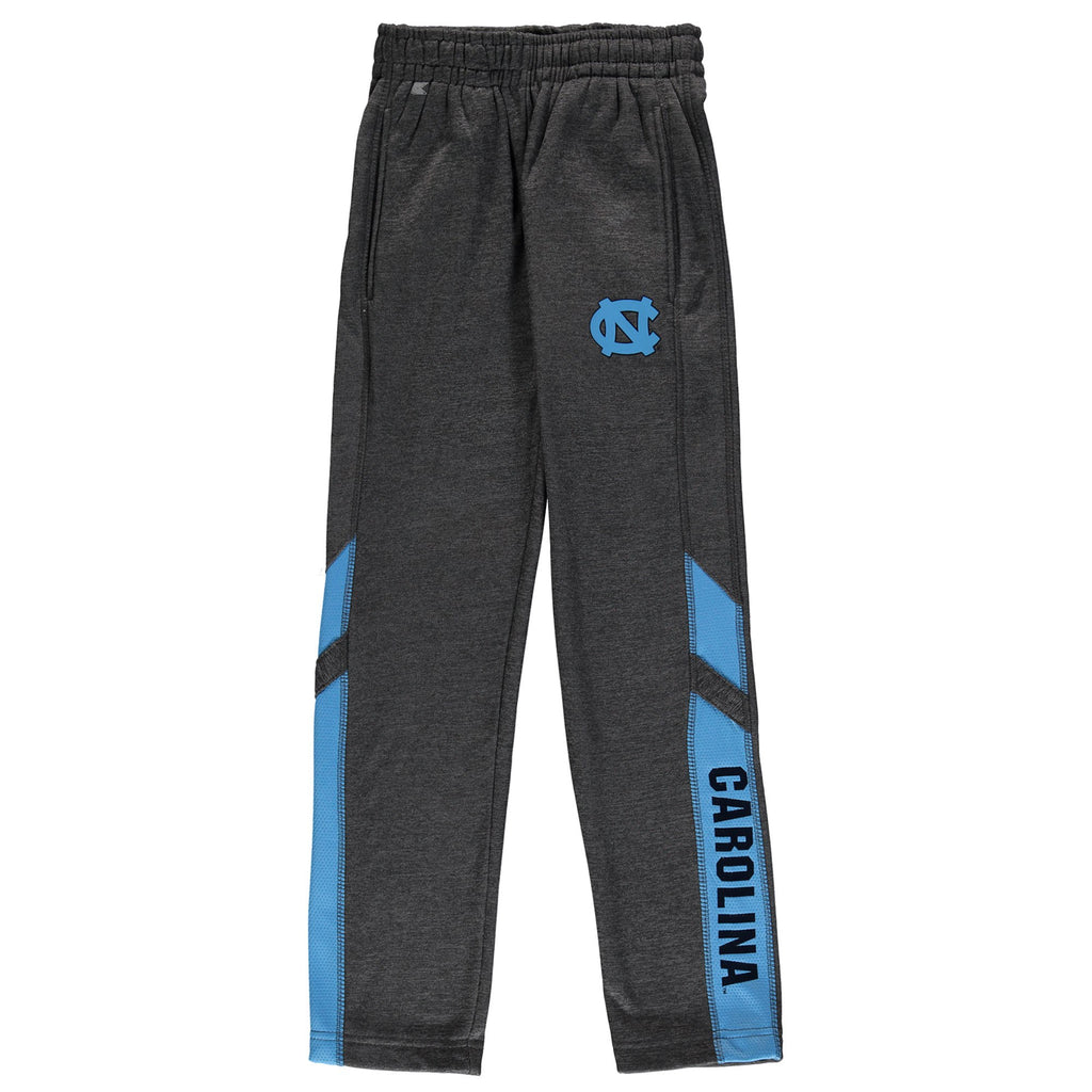 Colosseum North Carolina Tar Heels Youth Heathered Charcoal Fleece Pants Youth XS - AtlanticCoastSports