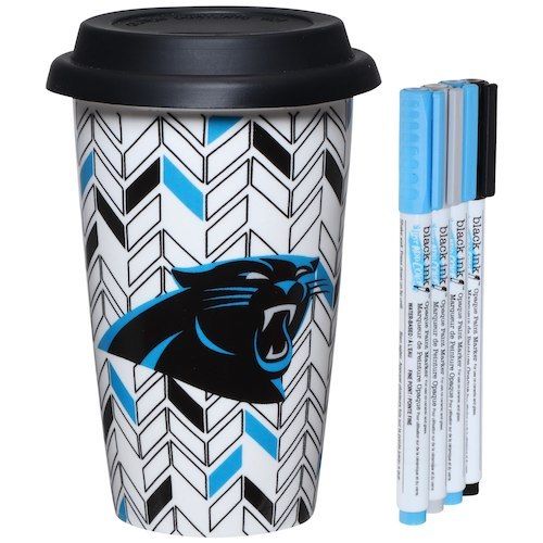 Carolina Panthers Just Add Color Travel Cup - AtlanticCoastSports