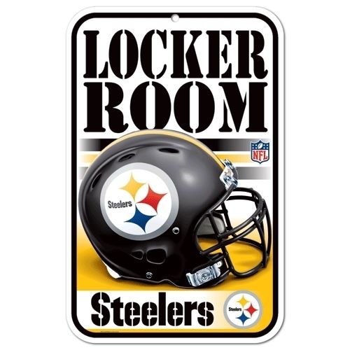 WinCraft Pittsburgh Steelers 11" X 17" Locker Room Sign - AtlanticCoastSports