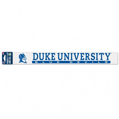 DUKE UNIVERSITY PERFECT CUT DECALS 2" X 17" - AtlanticCoastSports