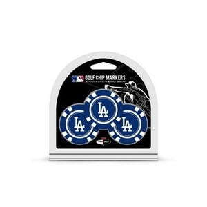Team Golf Los Angeles Dodgers Poker Chips Ball Markers - 3-Pack - AtlanticCoastSports