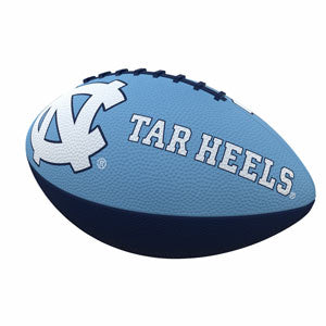 NORTH CAROLINA COMBO LOGO JUNIOR-SIZE RUBBER FOOTBALL NORTH CAROLINA TAR HEELS - AtlanticCoastSports