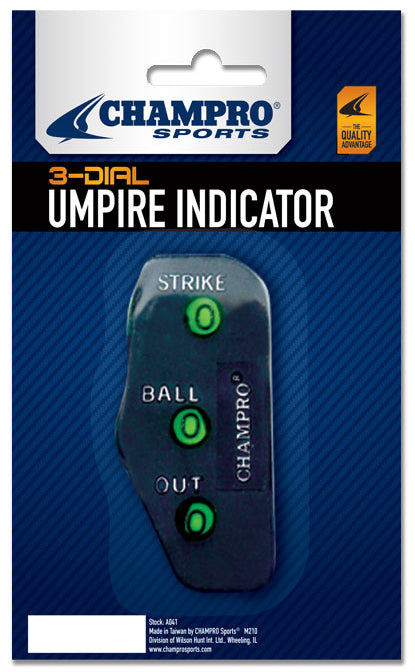 Baseball 3-Dial Traditional Umpire Indicators - AtlanticCoastSports