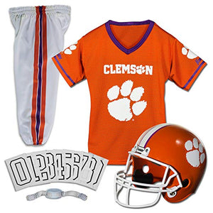 Clemson Tigers College Football Deluxe Uniform 5 Piece Set (SMALL) 4-6 - AtlanticCoastSports