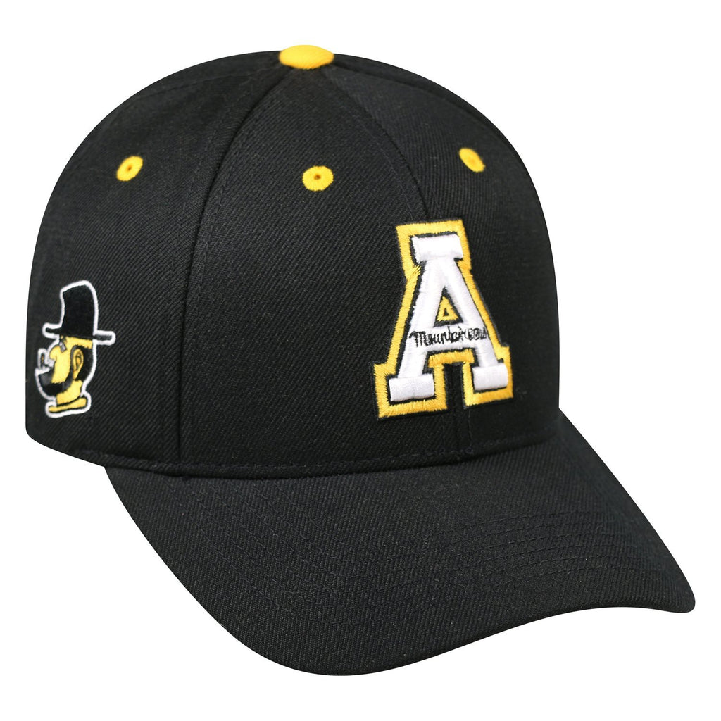 APPALACHIAN ST ADJUSTABLE STRAP BLACK TRIPLE THREAT - AtlanticCoastSports