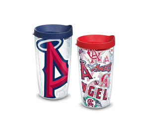 Tervis MLB® Angels™ All Over and Colossal Wrap With Travel Lid 2-Pack Gift Set - Boxed - AtlanticCoastSports
