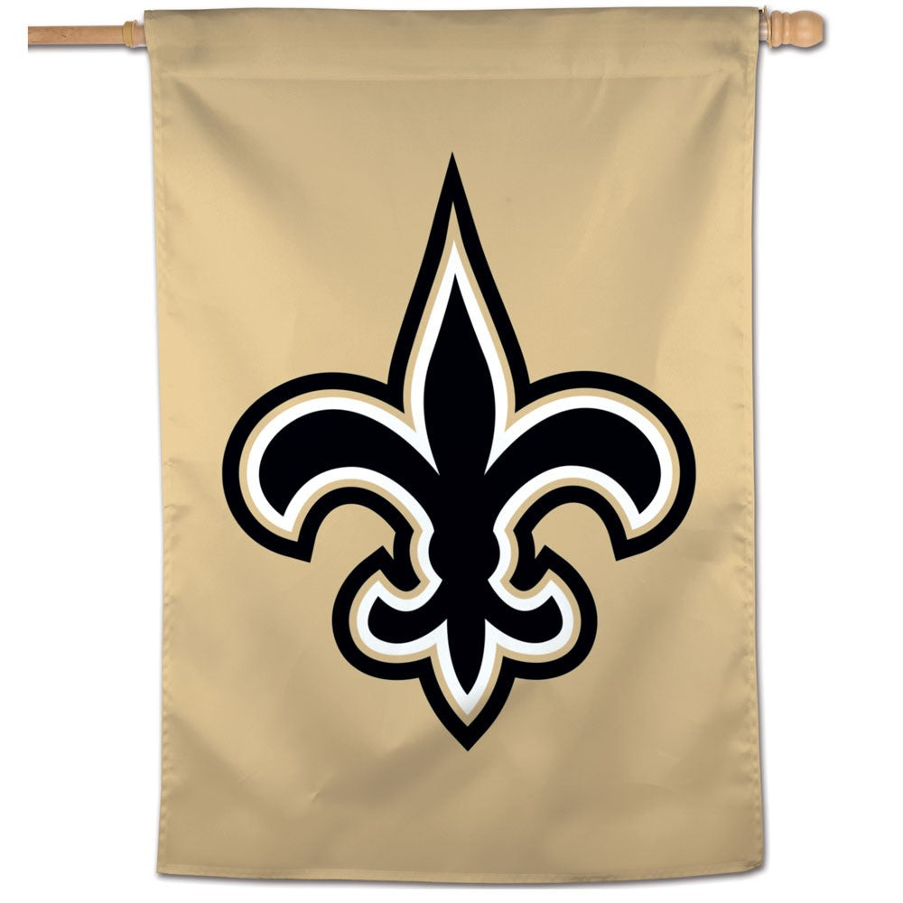 New Orleans Saints Logo    Vertical Flag   28" x 40" - AtlanticCoastSports