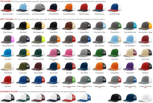 Richardson 112 Twill Mesh Snapback Trucker Caps (EMBROIDERY AVAILABLE) - AtlanticCoastSports