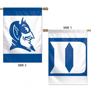 DUKE UNIVERSITY VERTICAL FLAG 2 SIDED 28" X 40" - AtlanticCoastSports