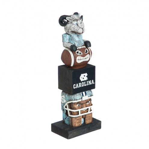 North Carolina Tar Heels Tiki Totem - AtlanticCoastSports