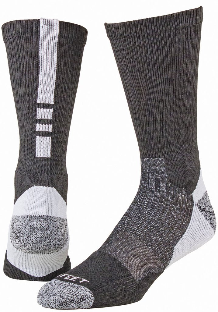 Pro Feet 238 Pro Feet Performance Shooter 2.0 Socks - Black White SIZE MED 9 - 11 - AtlanticCoastSports