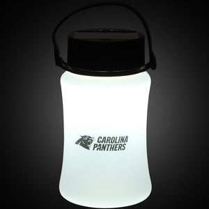 Carolina Panthers Frosted Silicone Solar Lantern - AtlanticCoastSports