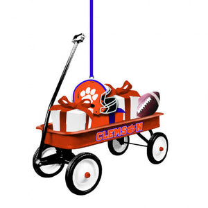 Clemson University Team Wagon Ornament - AtlanticCoastSports