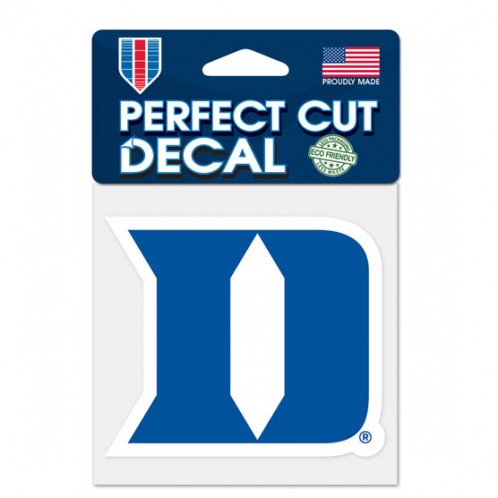 DUKE UNIVERSITY PERFECT CUT COLOR DECAL 4" X 4" - AtlanticCoastSports