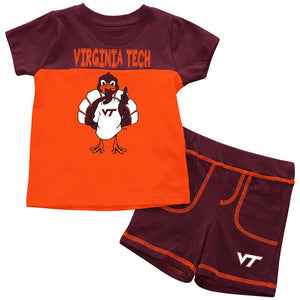Virginia Tech VT Hokies Infant T-Shirt and Shorts Boy's 2-Pc Set - AtlanticCoastSports