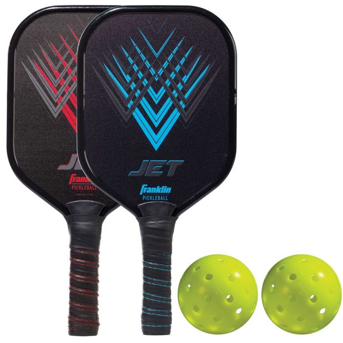 Franklin Jet (2) Player Aluminum Paddle and Ball Set - AtlanticCoastSports