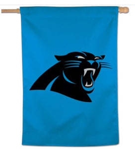 CAROLINA PANTHERS LOGO VERTICAL FLAG 28" X 40" - AtlanticCoastSports