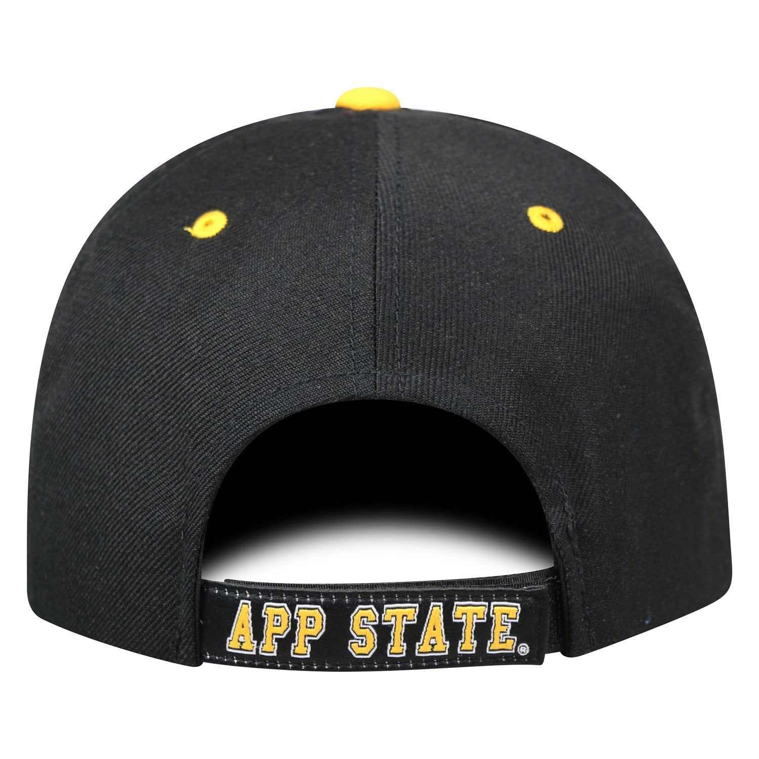 APPALACHIAN ST ADJUSTABLE STRAP BLACK TRIPLE THREAT - AtlanticCoastSports