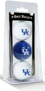 Team Golf Kenutcky Wildcats 3 pack Golf Ball - AtlanticCoastSports