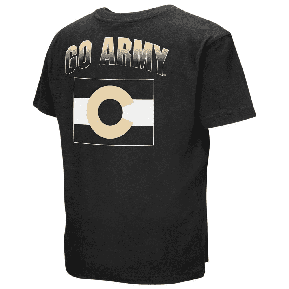 Colosseum Athletics Army Black Knights Youth Golden Boy Short Sleeve Tee - AtlanticCoastSports