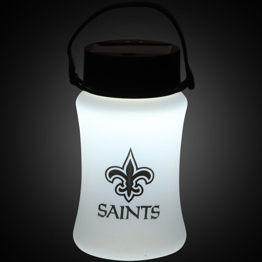 New Orleans Saints Frosted Silicone Solar Lantern - AtlanticCoastSports